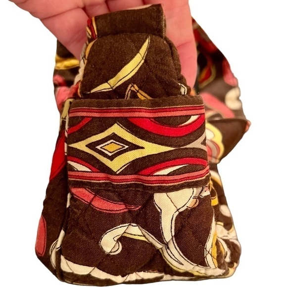 Vera Bradley Puccini Maggie Small Shoulder Bag Purse Retired Warm Neutrals Quilt - Picture 5 of 8